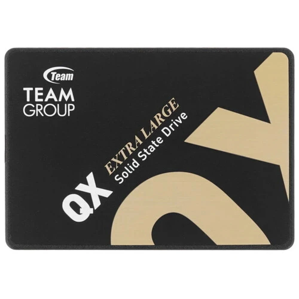Твердотельный накопитель 2000GB SSD TeamGroup QX 2.5” SATA3, R540 MB/s, W490MB/s, 690TBW, 3D QLC флэш, SLC кэширование T253X7002T0C101