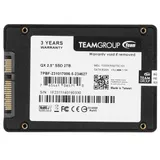 Твердотельный накопитель 2000GB SSD TeamGroup QX 2.5” SATA3, R540 MB/s, W490MB/s, 690TBW, 3D QLC флэш, SLC кэширование T253X7002T0C101