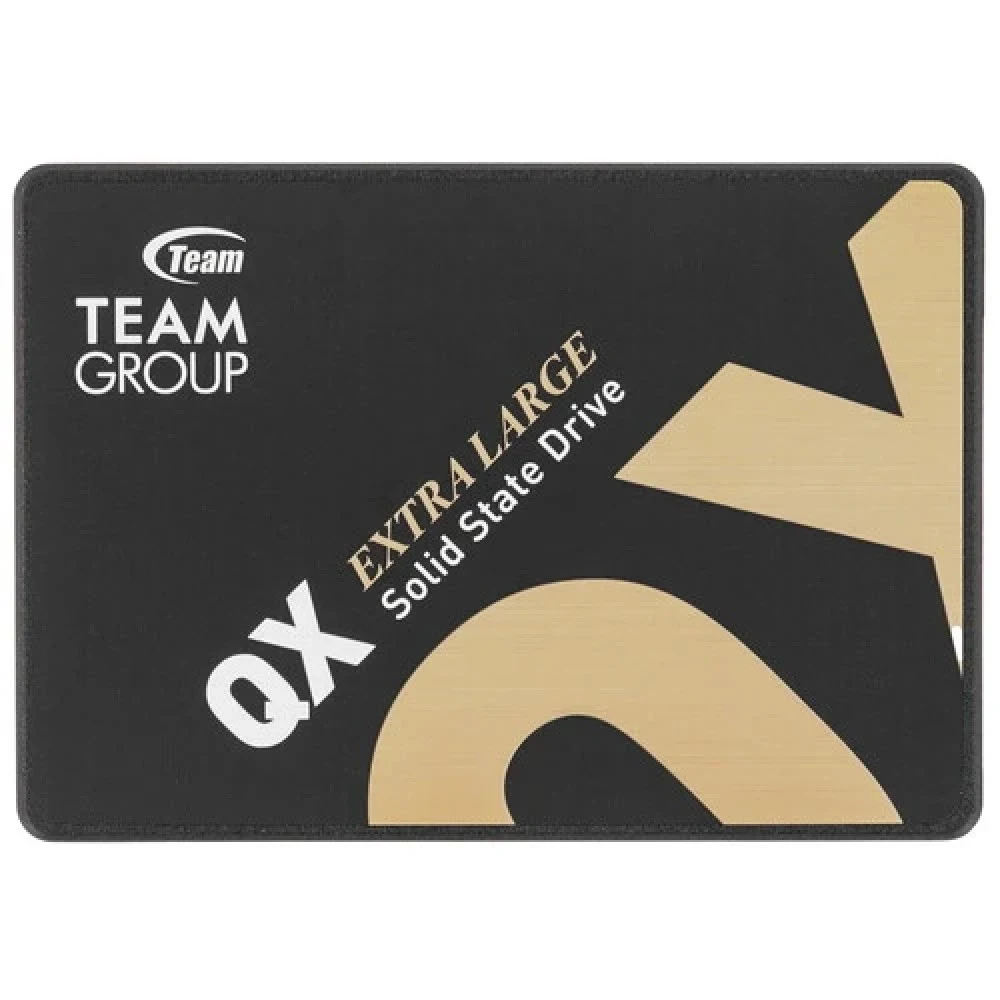 Твердотельный накопитель 4000GB SSD TeamGroup QX 2.5” SATA3, R540 MB/s, W490MB/s, 1000TBW, 3D QLC флэш, SLC кэширование T253X7004T0C101