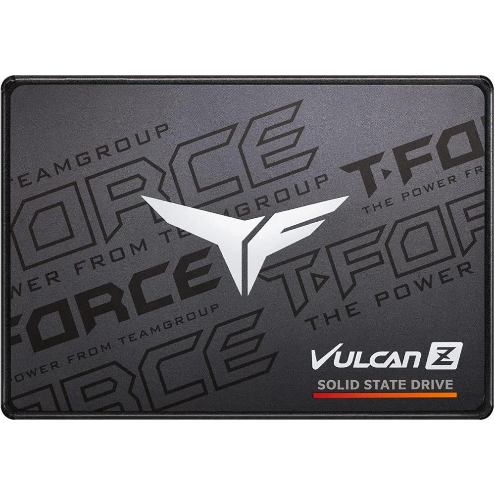 Твердотельный накопитель Team Group T-FORCE VULCAN Z, 512Gb, SATA III, R540Mb/s, W470Mb/s, TLC, T253TZ512G0C101, Retail