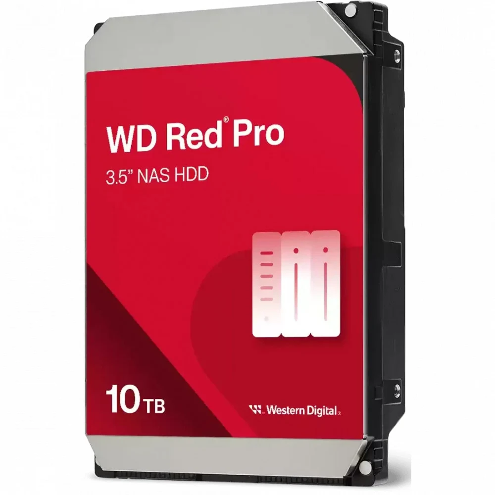 Серверный HDD NAS WD Red Pro 10TB <WD103KFBX> (SATA 3.5" 7200/512Mb/6Gbs/High MTBF)