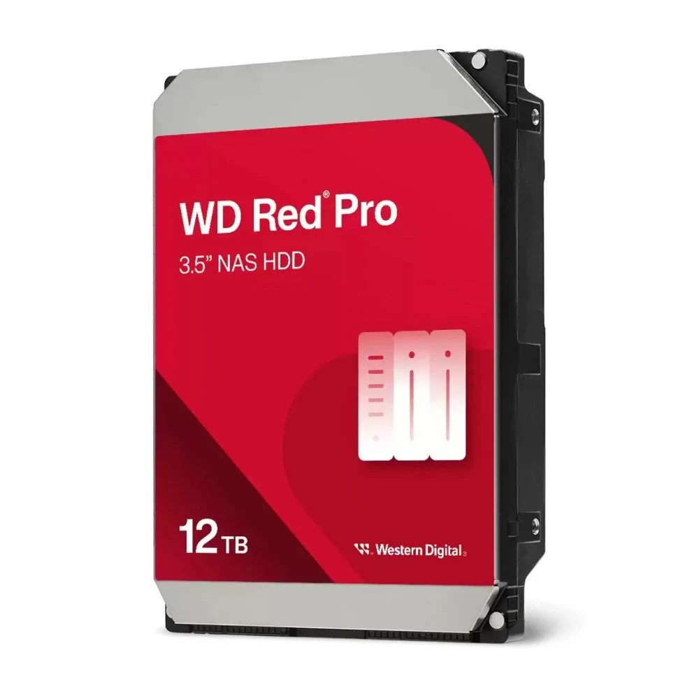 Жесткий диск/ HDD WD SATA3 12Tb Red Pro 7200 512Mb 1 year warranty (replacement WD121KFBX, WD120EFBX, WD120EFGX)