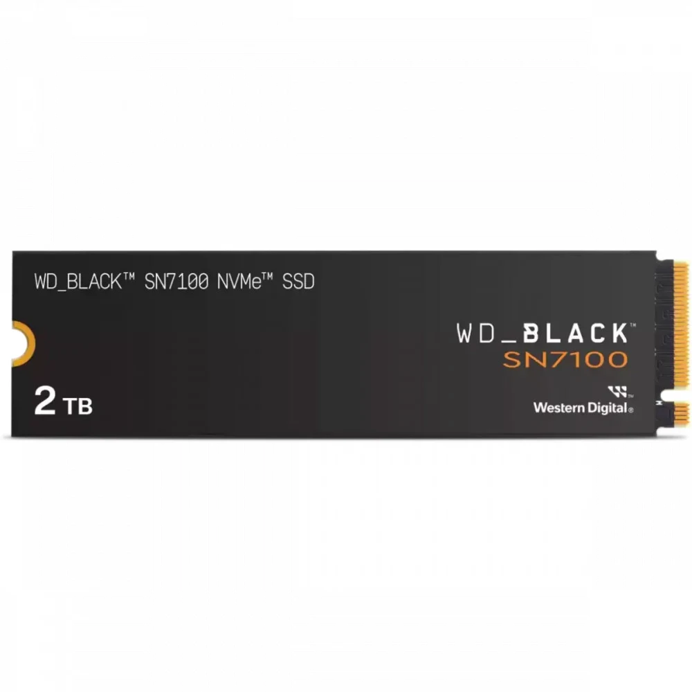 Твердотельный накопитель Western Digital Black SSD SN7100 M2.2280 PCIe 4.0 2Tb, 7250MBs/6900MBs, TBW 1200, WDS200T4X0E, 1 year