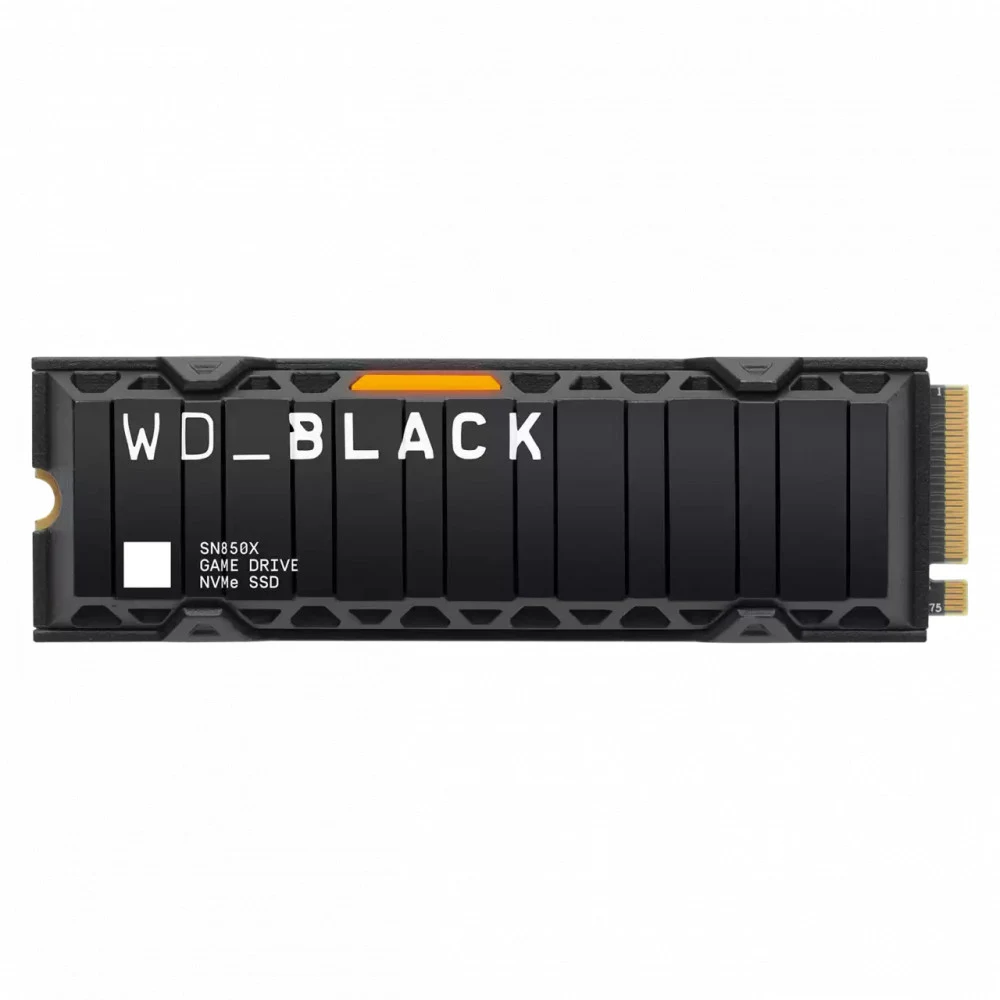 SSD POWERED BY SANDISK WD Black SN850X 2TB M.2 2280 PCIe Gen4 x4 NVMe, Read/Write: 7300/6600 MBps, IOPS 1200K/1100K, TBW: 1200