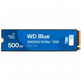 Твердотельный накопитель 500GB SSD WD BLUE SN5000 M.2 2280 NVMe 4.0 R5000MB/s W4000MB/s WDS500G4B0E