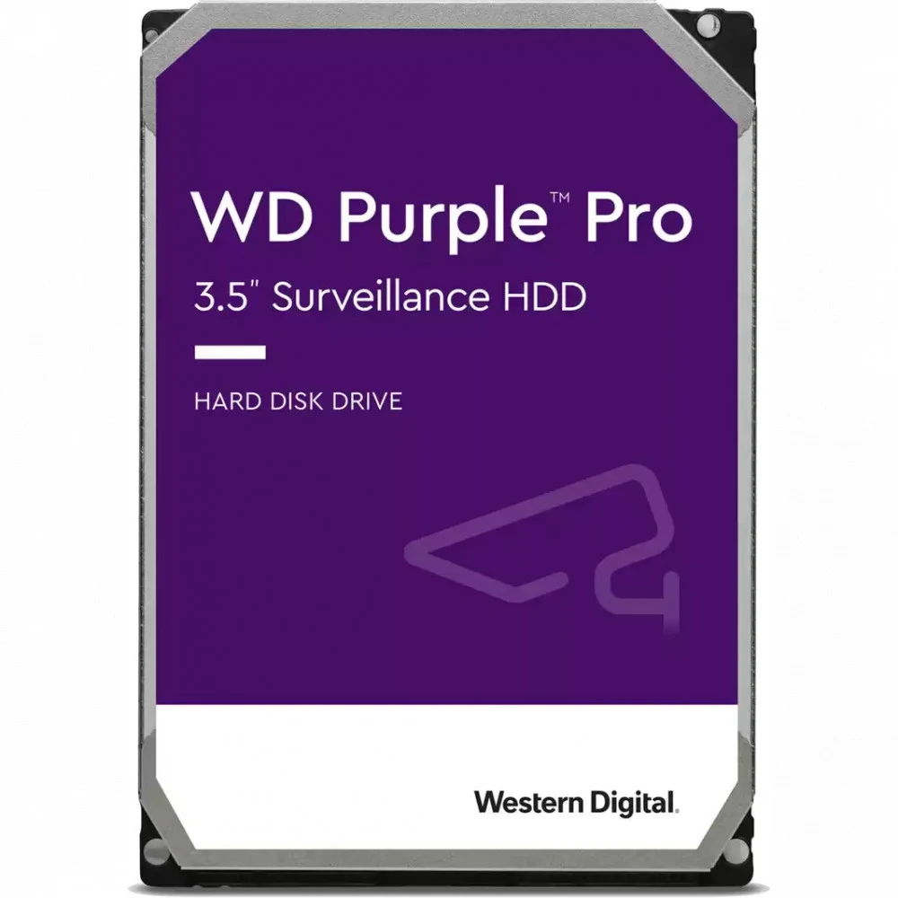 Жесткий диск Western Digital Purple Pro HDD 3.5" SATA 10Tb, 7200 rpm, 256MB buffer (DV&NVR + AI), WD101PURP, 1 year