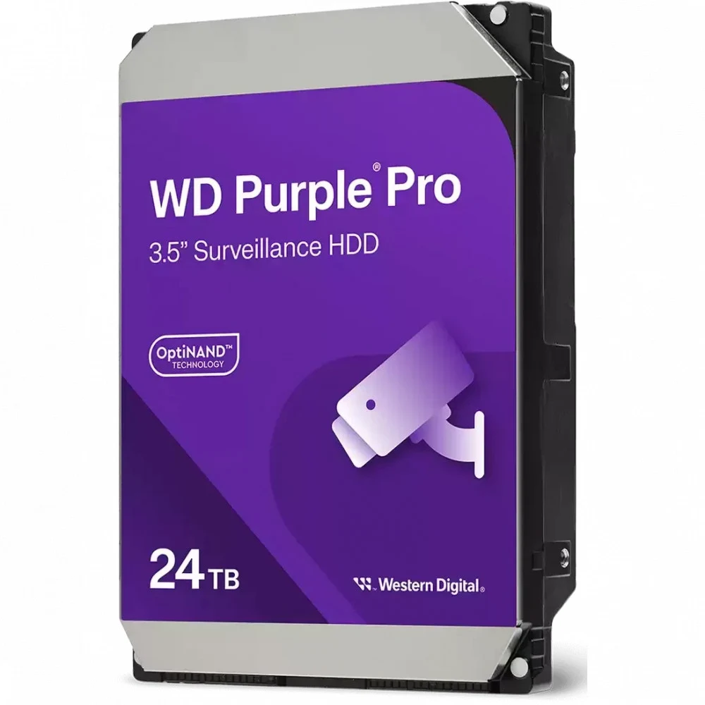 Жесткий диск WD SATA-III 24TB WD240PURP Surveillance Purple Pro (7200rpm) 512Mb 3.5"