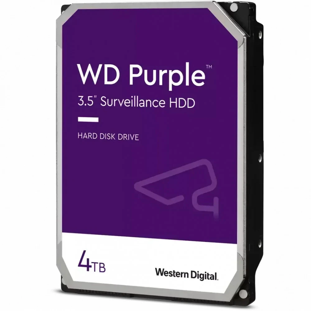 Жесткий диск Western Digital Purple HDD 3.5" SATA 4Tb, IntelliPower, 128MB buffer (DV&NVR), WD44PURZ, 1 year