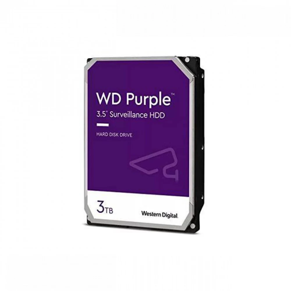 Жесткий диск Western Digital HDD SATA-III 3Tb Purple WD33PURZ, 5400 RPM, 256MB buffer (DV&NVR), 1 year (аналог WD30PURZ)