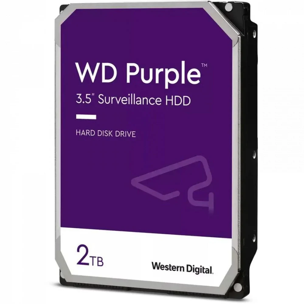 Жесткий диск Western Digital Purple WD23PURZ 2TB 3.5" 5400 RPM 256MB SATA-III DV&NVR для систем видеонаблюдения