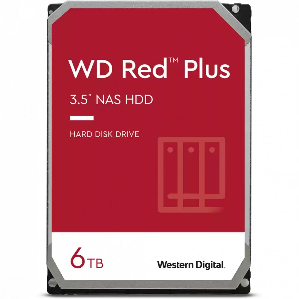 Жесткий диск/ HDD WD SATA3 6Tb NAS Red 5400 256Mb 1 year warranty (replacement WD60EFZX, ST6000VN001, ST6000VN006)