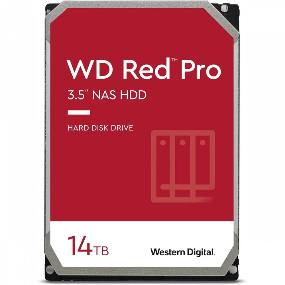 Жесткий диск/ HDD WD SATA3 14Tb Red Pro for NAS 7200 512Mb 1 year warranty (replacement WD141KFGX, WD140EFGX)