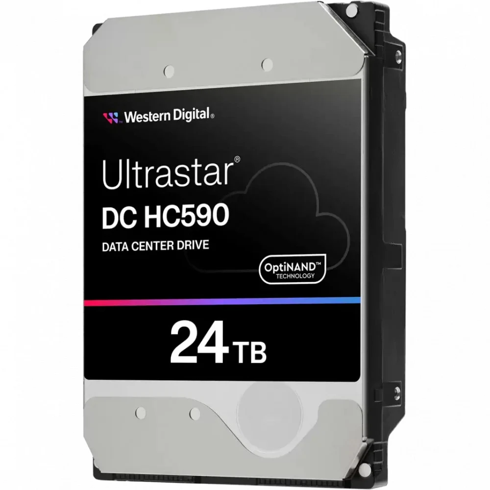 Жесткий диск WD SATA-III 24TB 0F65684 WUH722624ALE6L4 Ultrastar DC HC590 4KN (7200rpm) 512Mb 3.5"