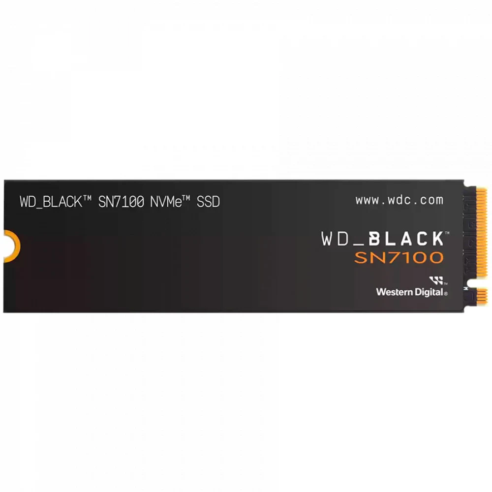 SSD POWERED BY SANDISK WD Black SN7100 2TB M.2 2280 PCIe Gen4 x4 NVMe, Read/Write: 7250/6900 MBps, IOPS 1000K/1400K, TBW: 1200