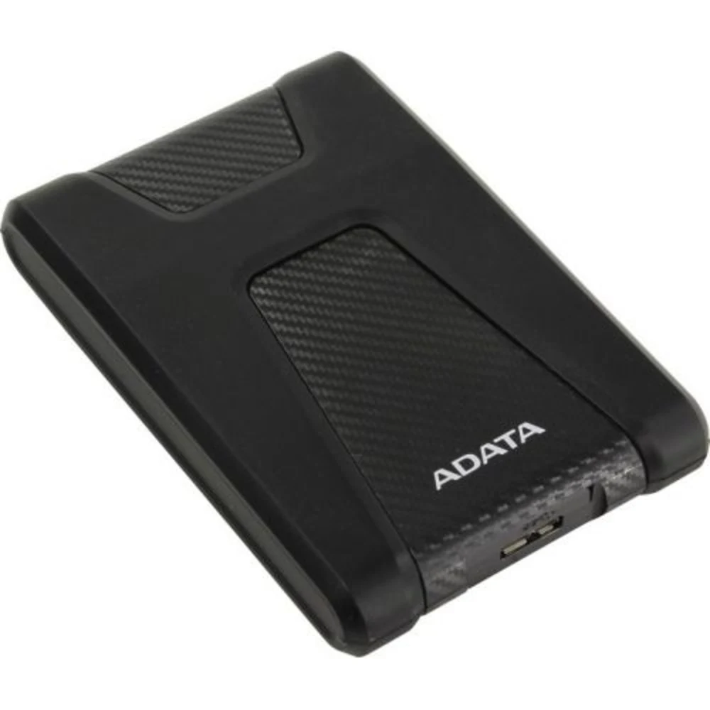 Жесткий диск внешний/ Portable HDD 1TB ADATA HD650 (Black), Silicone, USB 3.2 Gen1, 121x81x21mm, 201g /3 года/