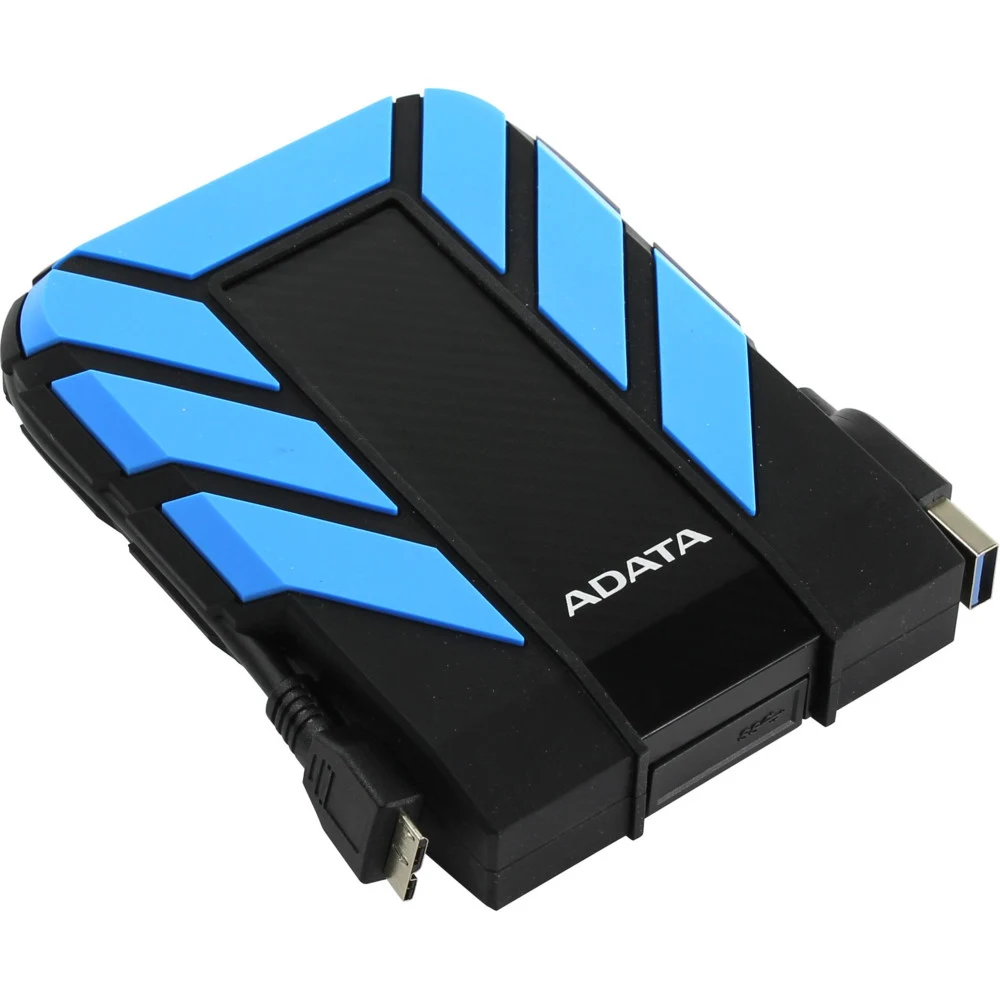 Жесткий диск внешний ADATA HD710 Pro AHD710P-1TU31-CBL 1TB 2.5" USB 3.1, IP68, Shock Sensor, Blue, Retail (460400)