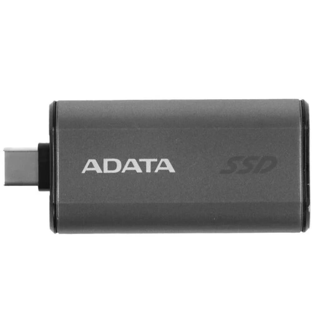 Твердотельный накопитель/ ADATA External SSD SC750, 2000GB, Type-C, USB 3.2 Gen2, R/W 1050/1000 MB/s, 53x28x12mm, Grey (5 лет)