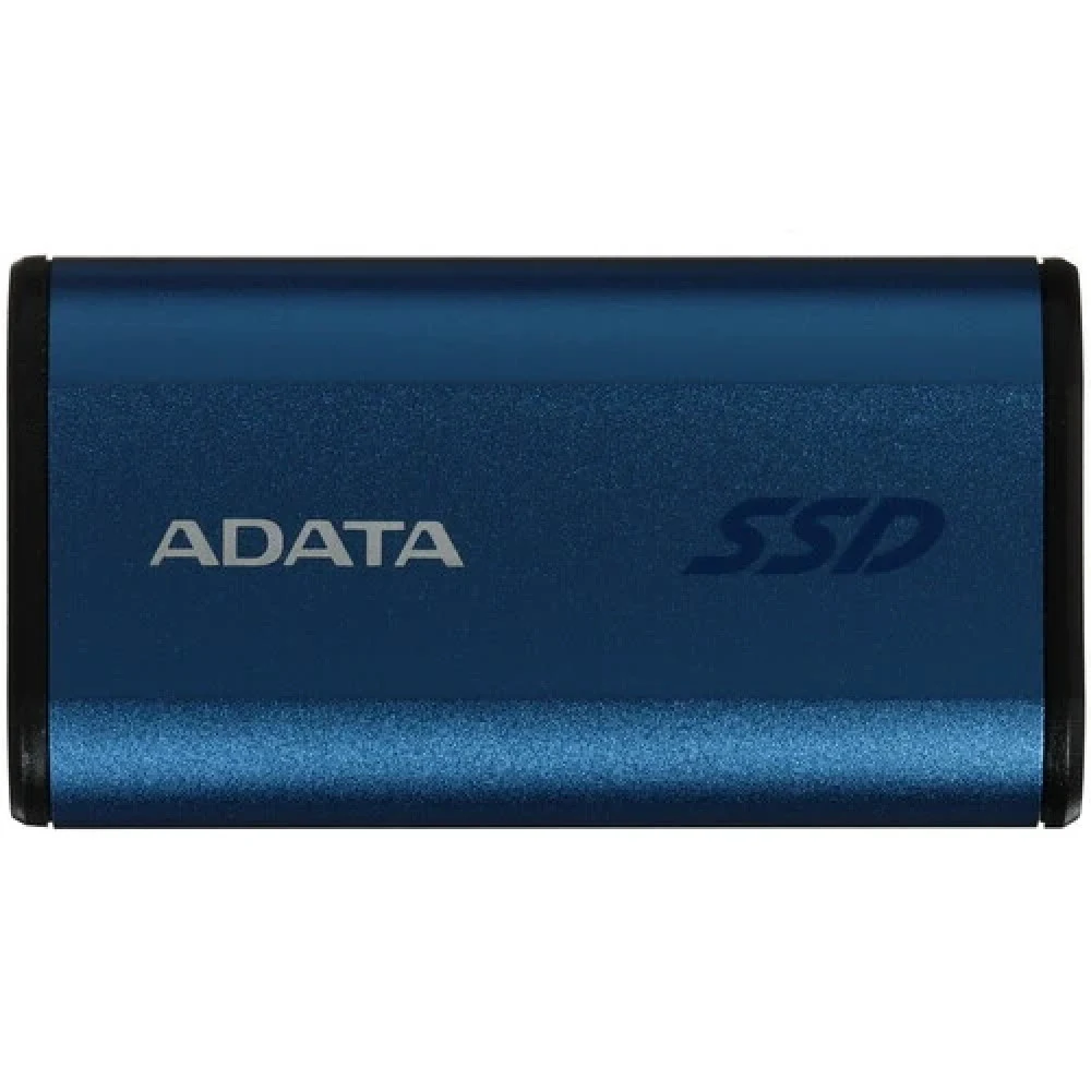 Твердотельный накопитель/ ADATA External SSD SE880, 500GB, USB 3.2 Gen2 Type-C, up to R/W 2000/2000 MB/s, 64.8x35x12.5mm, Blue (5 лет)