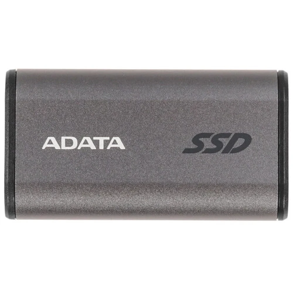 Твердотельный накопитель/ ADATA External SSD SE880, 4000GB, USB 3.2 Gen2 Type-C, up to R/W 2000/2000 MB/s, 64.8x35x12.5mm, Titanium Grey (5 лет)