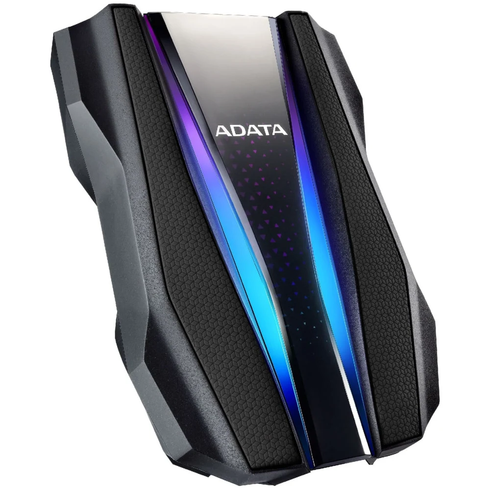 Жесткий диск внешний ADATA HD770G AHD770G-2TU32G1-CBK 2TB 2.5" USB 3.2 Gen 1, RGB, Military-grade shock-resistance, Protect Water and Dust IP68, Gaming Stockpile, Black, RTL {20} (772226)