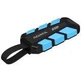 Внешний SSD ADATA 1.0Tb SC740 <SC740-1000G-CBU> (USB3.2 gen 2 type C, 1050/1000Mbs, 122x41x22mm, 40g, защита от падения, встроенный кабель)