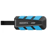 Внешний SSD ADATA 2.0Tb SC740 <SC740-2000G-CBU> (USB3.2 gen 2 type C, 1050/1000Mbs, 122x41x22mm, 40g, защита от падения, встроенный кабель)