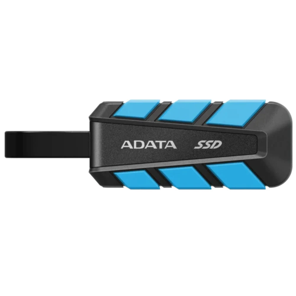 Внешний SSD ADATA 2.0Tb SC740 <SC740-2000G-CBU> (USB3.2 gen 2 type C, 1050/1000Mbs, 122x41x22mm, 40g, защита от падения, встроенный кабель)