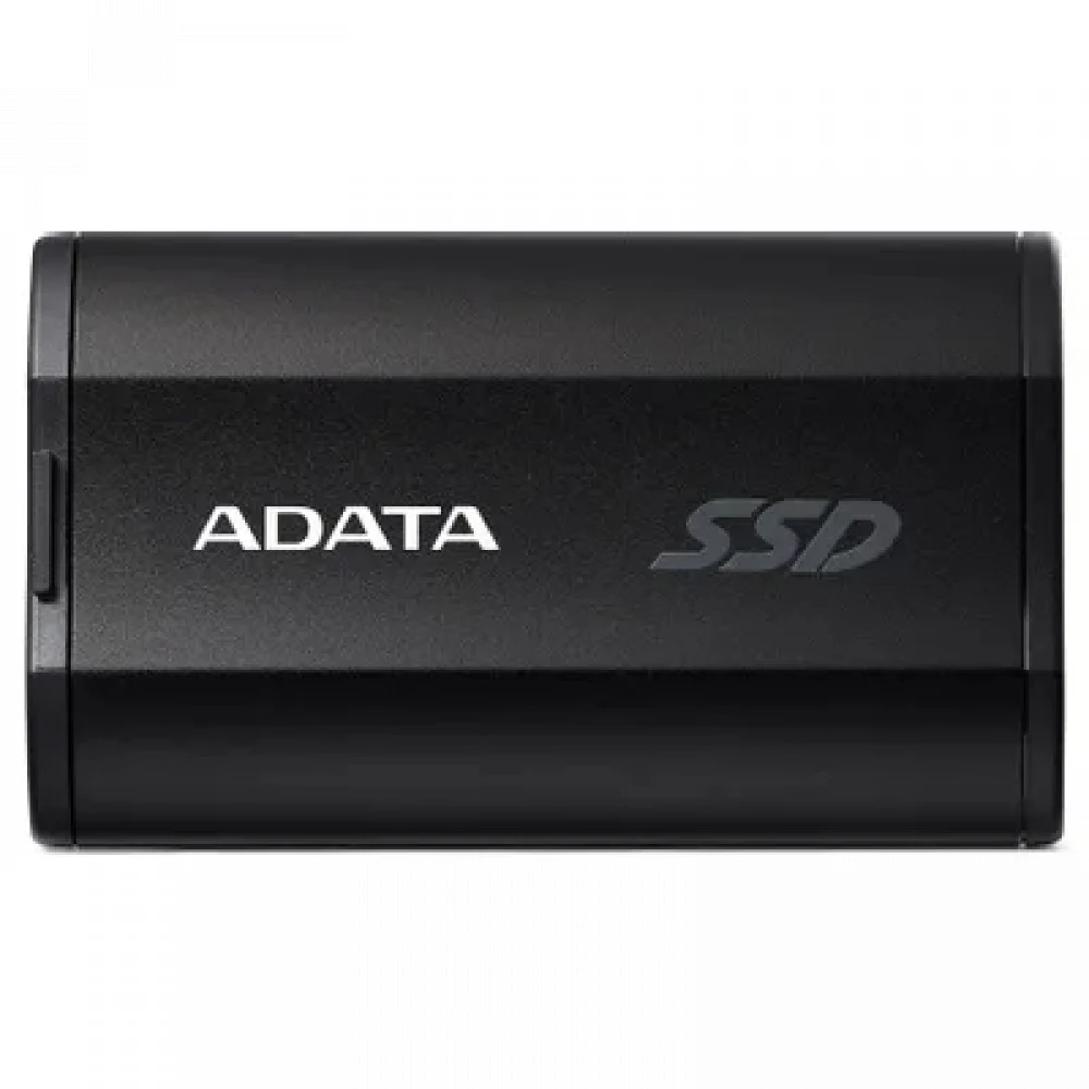 Твердотельный накопитель/ ADATA External SSD SD810, 500GB, Type-C, USB 3.2 Gen2х2, up to R/W 2000/2000 MB/s, 72.7x44x12.2mm, Black (5 лет)