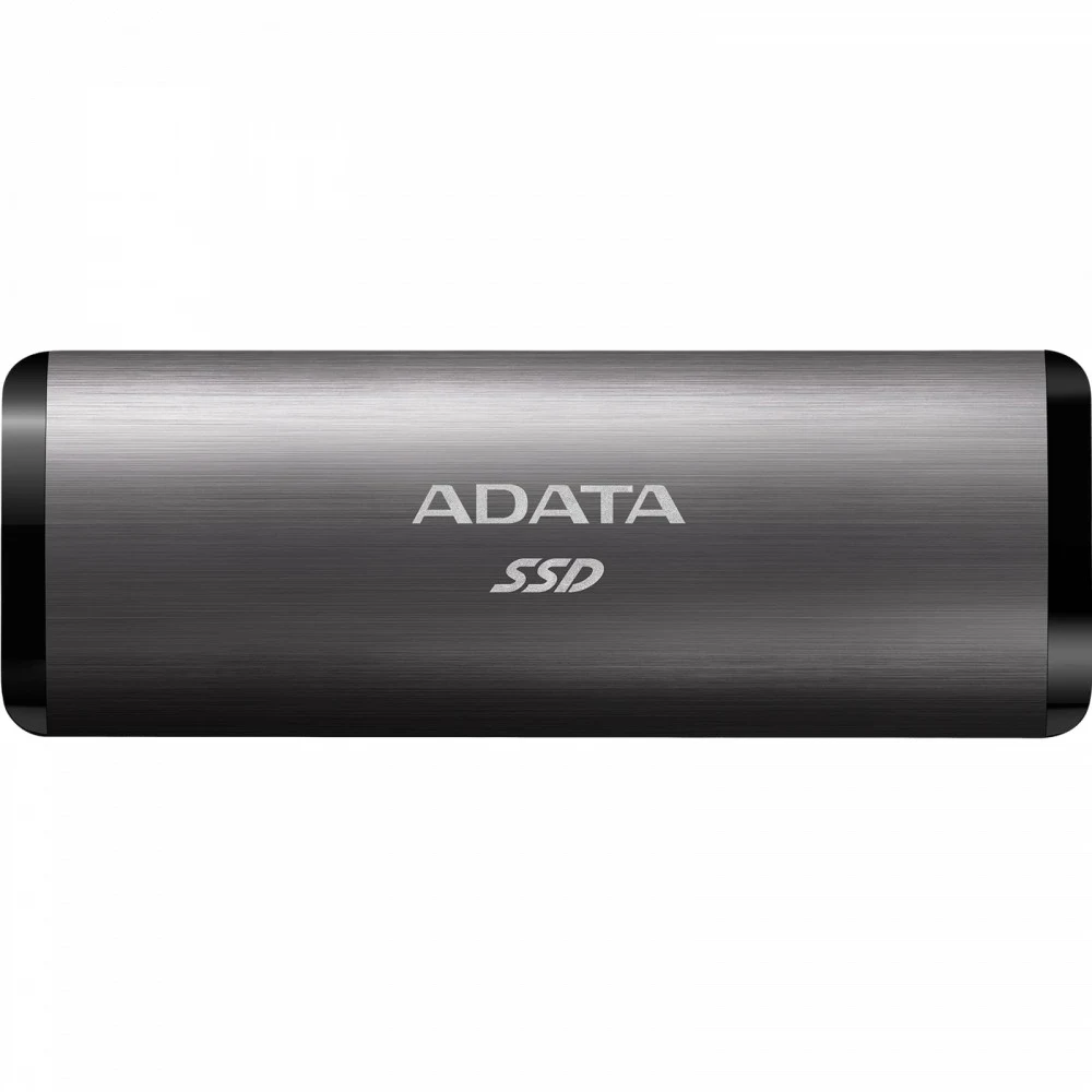 Твердотельный накопитель SSD ADATA SE760 Titan-Gray External ASE760-2TU32G2-CTI 2TB 1.8" USB 3.2 Gen 2 Type-C, USB 3.2 Type-C to C cable,USB 3.2 Type-C to A cable, Quick Start Guide, RTL (773629)