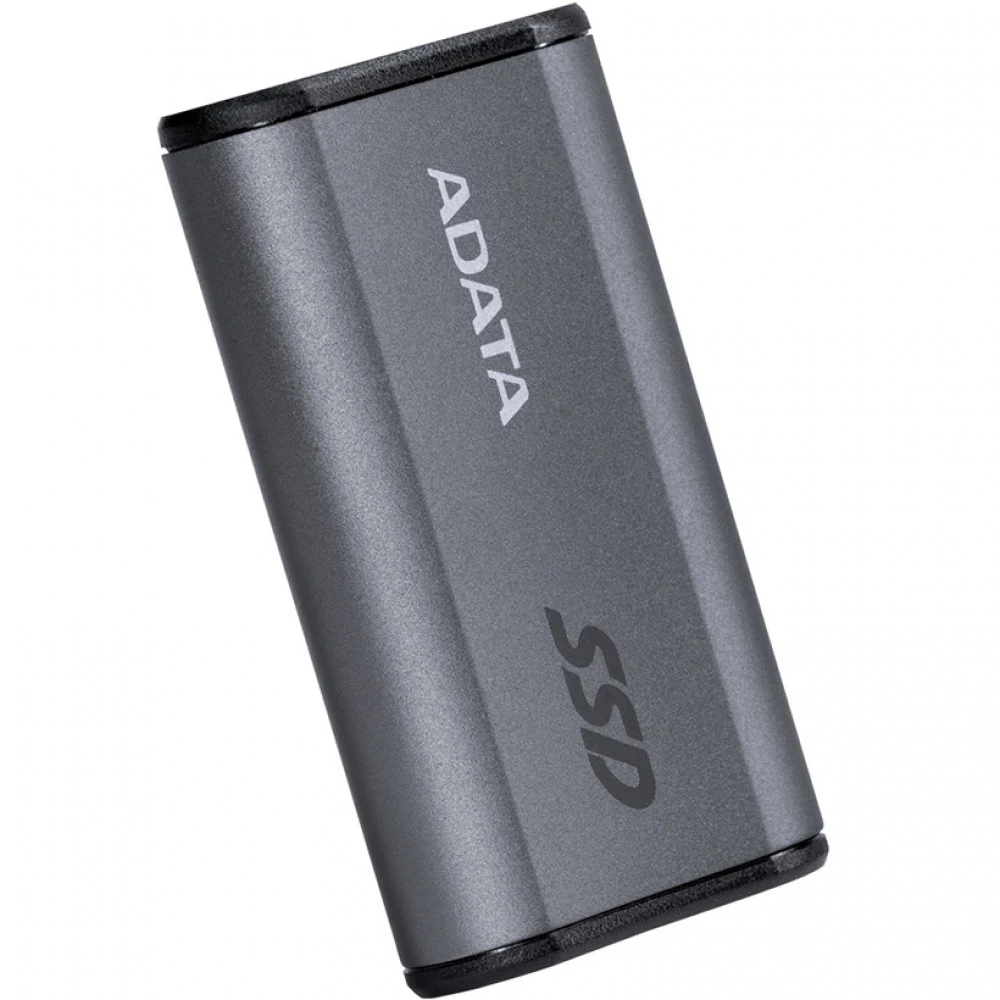 Твердотельный накопитель/ ADATA External SSD SE880, 2000GB, USB 3.2 Gen2 Type-C to Type-C/A, up to R/W 2000/2000 MB/s, 65x35x12.5mm, 31g, Titanium Gray (5 лет)