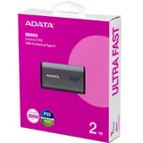 Внешний SSD диск, ADATA, Elite SE880, AELI-SE880-2TCGY, 2TB,USB 3.2 Gen2 x2 тип C, Серый