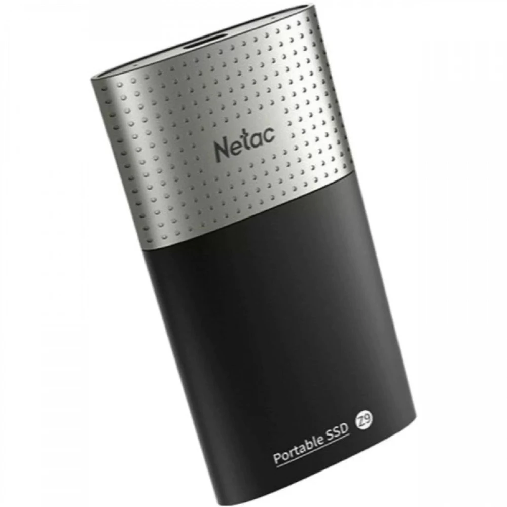 SSD накопитель Netac Z9 1TB USB 3.2 Gen 2 Type-C External SSD, R/W up to 550MB/480MB/s,with USB-C to USB-A cable and USB-A to USB-C adapter 3Y wty