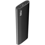 Внешний твердотельный накопитель Netac Z SLIM Black USB 3.2 Gen 2 Type-C External SSD 2TB, R/W up to 550MB/480MB/s,with USB-C to USB-A cable and USB-A to USB-C adapter