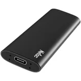Внешний твердотельный накопитель Netac Z SLIM Black USB 3.2 Gen 2 Type-C External SSD 2TB, R/W up to 550MB/480MB/s,with USB-C to USB-A cable and USB-A to USB-C adapter