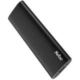 Внешний твердотельный накопитель Netac Z SLIM Black USB 3.2 Gen 2 Type-C External SSD 2TB, R/W up to 550MB/480MB/s,with USB-C to USB-A cable and USB-A to USB-C adapter