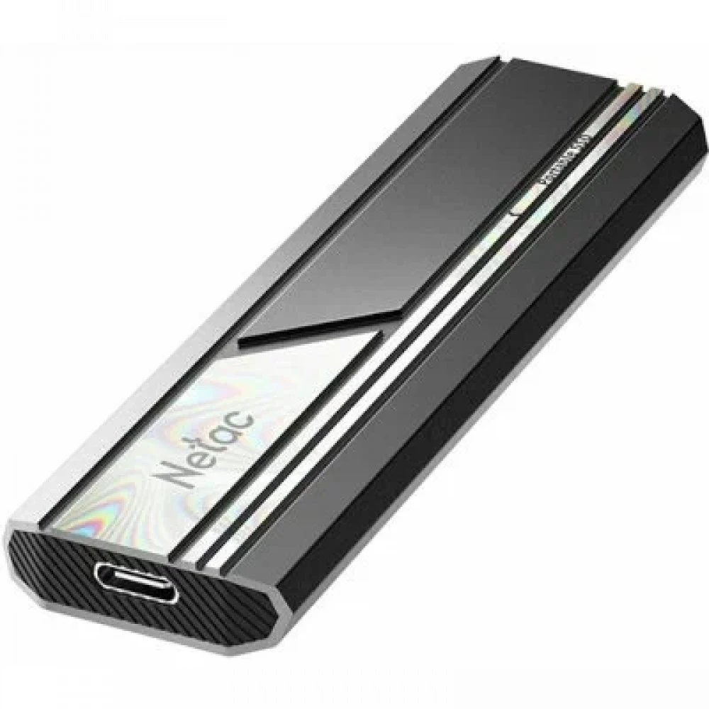 Внешний твердотельный накопитель Netac ZX10 USB 3.2 Gen 2 Type-C External SSD 500GB, R/W up to 1050/950MB/s, with USB C to A cable and 10Gbps USB C to C cable