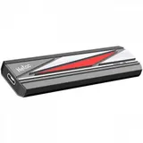 Netac ZX20L 512GB USB 3.2 Gen 2 Type-C External SSD, R/W up to 2000MB/1800MB/s, with USB C to A cable and 20Gbps USB C to C cable, 5Y wty