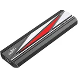 Netac ZX20L 512GB USB 3.2 Gen 2 Type-C External SSD, R/W up to 2000MB/1800MB/s, with USB C to A cable and 20Gbps USB C to C cable, 5Y wty