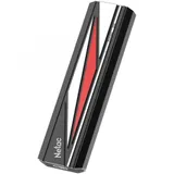 Netac ZX20L 512GB USB 3.2 Gen 2 Type-C External SSD, R/W up to 2000MB/1800MB/s, with USB C to A cable and 20Gbps USB C to C cable, 5Y wty