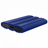 Внешний SSD 1000Gb Samsung T7 Shield USB 3.2 Gen.2 (10 Гбит/c) AES 256 Поддержка NVMe Синий MU-PE1T0R/WW