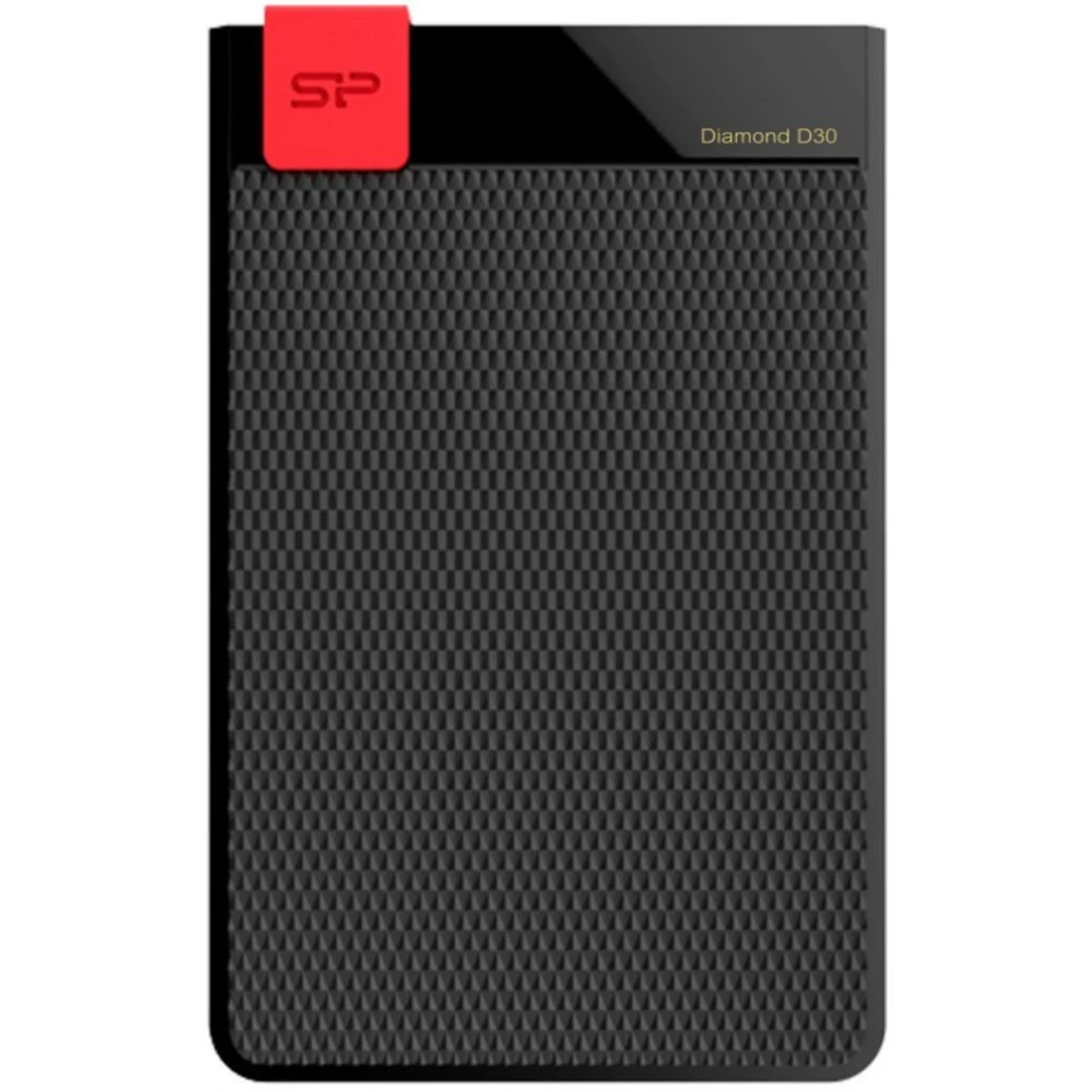 Внешний жесткий диск 1TB Silicon Power Diamond D30, 2.5", USB 3.1, Slim, Черный