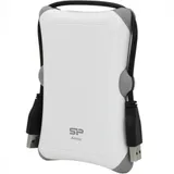 External HDD 2.5" 1.0Tb Silicon Power Armor A30 белый (USB3.1, прорезиненный, противоударный MIL-STD-810G, держатель кабеля)