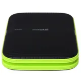 External HDD 2.5" 1.0Tb Silicon Power Armor A60 черно-зеленый (USB3.1, прорезиненный, противоударный MIL-STD-810G, водонепроницаемый IPX4, держатель кабеля)