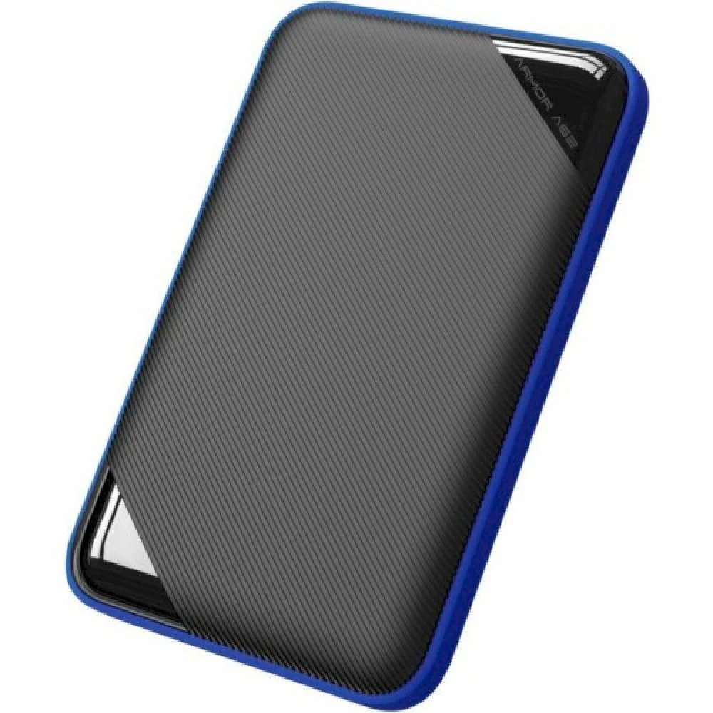 Внешний жесткий диск External HDD 2.5" 2.0Tb Silicon Power Armor A62 <SP020TBPHD62SS3B> сине-черный (USB3.1, прорезиненный, противоударный MIL-STD-810G, водонепроницаемый IPX4, держатель кабеля)