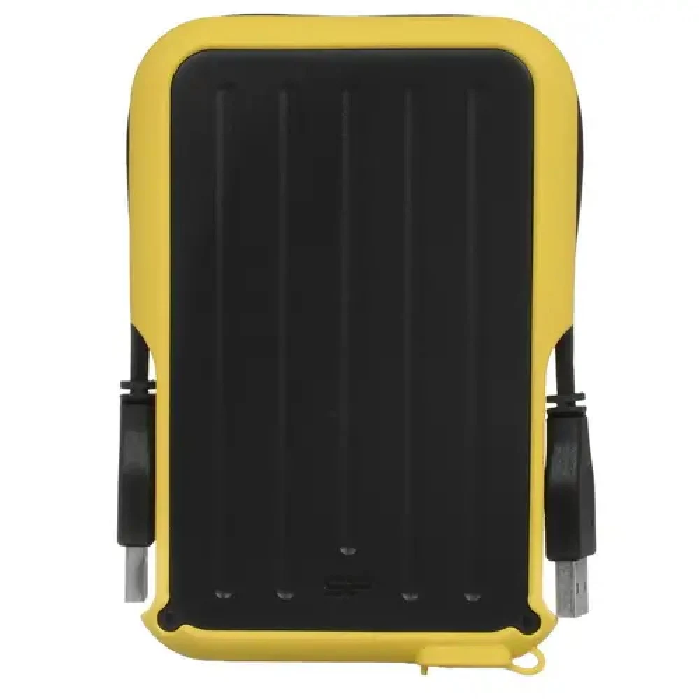 Внешний жесткий диск External HDD 2.5" 2.0Tb Silicon Power Armor A66 <SP020TBPHD66SS3Y> черно-жёлтый (USB3.2, прорезиненный, противоударный MIL-STD-810G, пыле-влагозащищенный IPX4)