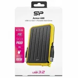 External HDD 2.5" 5.0Tb Silicon Power Armor A66 черно-жёлтый (USB3.2, прорезиненный, противоударный MIL-STD-810G, пыле-влагозащищенный IPX4)