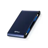 External HDD 2.5" 1.0Tb Silicon Power Armor A80 синий (USB3.0, противоударный MIL-STD-810F, водонепроницаемый IPX7, защита от влаги и давления, держатель кабеля)