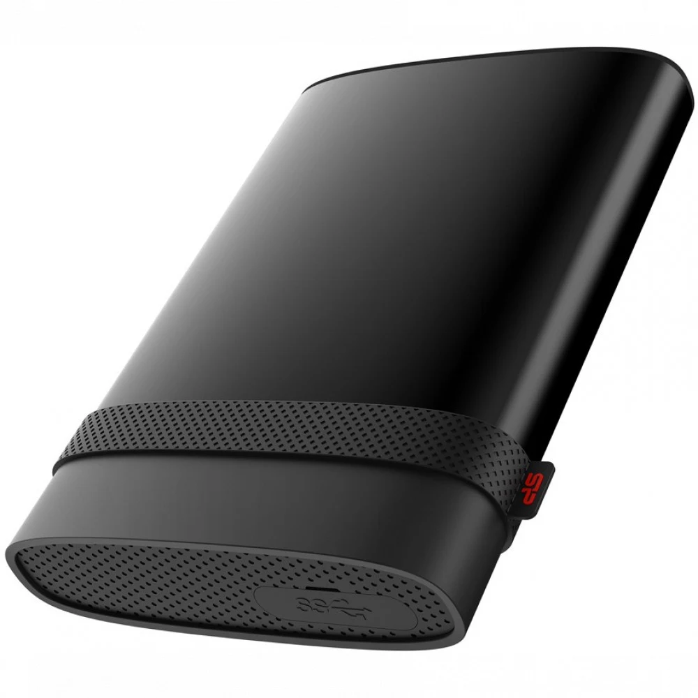 External HDD 2.5" 2.0Tb Silicon Power Armor A85B <SP020TBPHD85BS3K> черный (USB3.2, противоударный MIL-STD-810G, пыле-влагозащищенный IP68, защита от давления до 500кг, держатель кабеля)