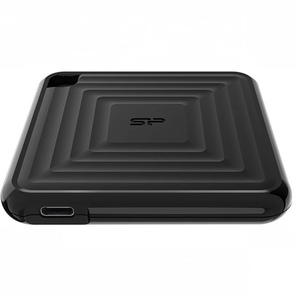 Твердотельный диск 512GB Silicon Power PC60, External, USB 3.2 Type-C [R/W - 540/500 MB/s] черный