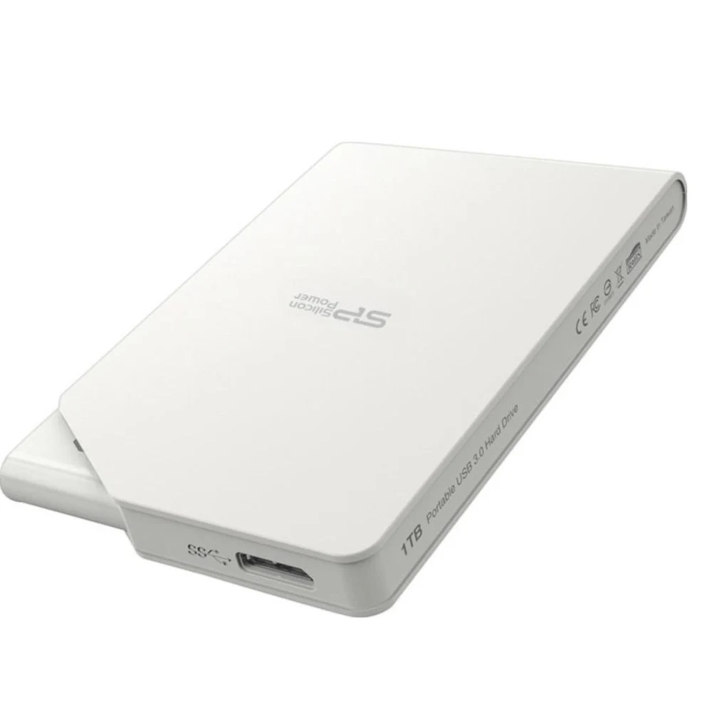 Жесткий диск Silicon Power USB 3.0 1Tb SP010TBPHDS03S3W S03 Stream 2.5" белый